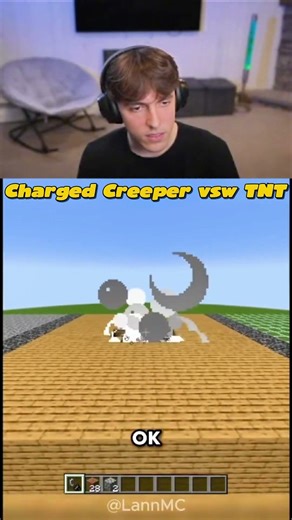 Charged Creeper vs TNT , SLIME BLOCKS #minecrat
