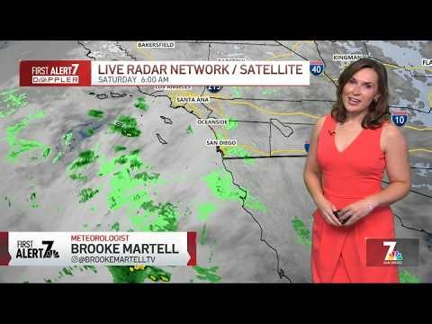 Oct. 10, 2026 | Cloudy skies with some rain spreading across the county | San Diego Weather Today