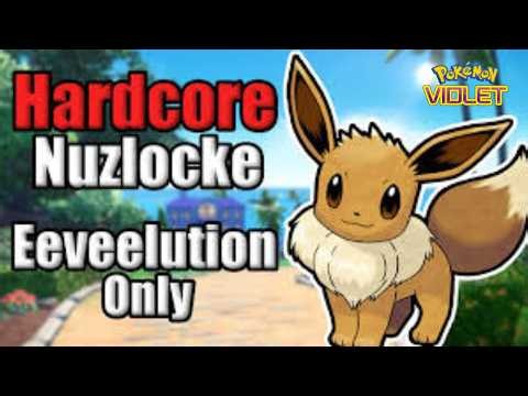 Can I Beat Pokemon Violet with ONLY Eeveelutions? (Hardcore Nuzlocke)
