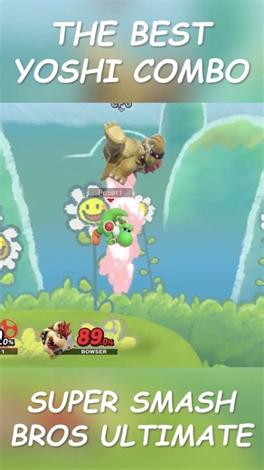 The Best Yoshi Combo #smashbros #smashultimate #smash #ssbu