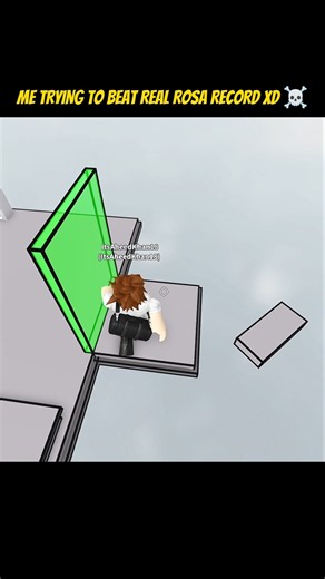 Me Trying To Beat Real Rosa World Record XD ☠️ #roblox#fyp