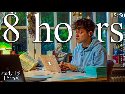 LIVE | 6-HOUR study with me 📚⛈️ rain sounds & pomodoro timer 60 & 10