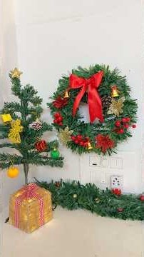Christmas ആയ സ്ഥിതിക്ക് ഒരു wreath ഒക്കെ വേണ്ടേ🎄#shorts
