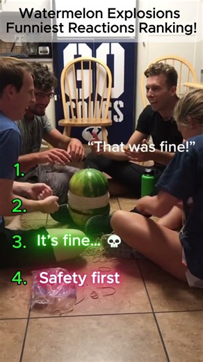Watermelon Explosion Challenge 🍉💥 | Funniest Reactions Ever! | #shorts #trendigshorts #viralshort