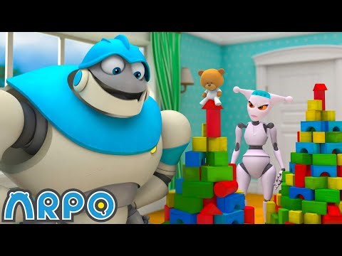 Robots Play Child Games 🤖 Cartoons For Kids | Arpo Full Episodes | After School Club