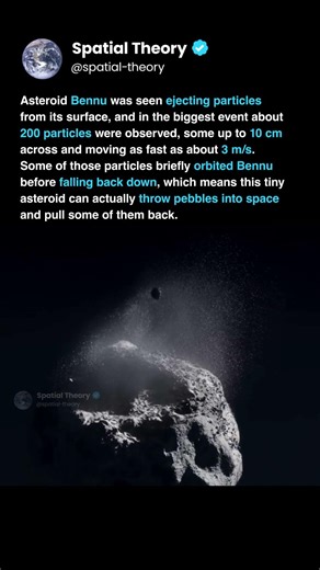 This Asteroid Throws Rocks Into Space