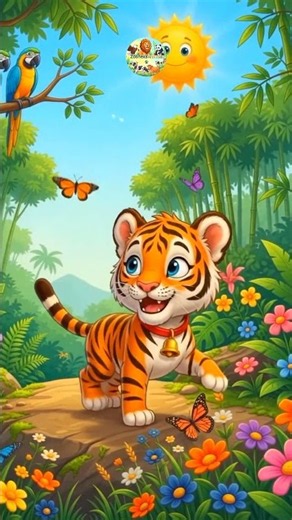 🐅 The Tiger Has Some Amazing Secrets! 😱🌿 Discover Wild Facts! 🔥✨ #Shorts #Kids