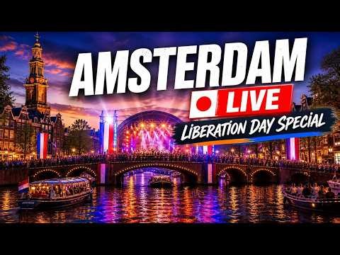 🔴LIVE AMSTERDAM | Liberation Day | Concert At The Amstel | Coffeeshops 🍃 | ❌❌❌| IRL 🇳🇱