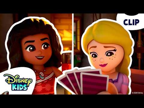 The Princesses' Cozy Afternoon Indoors? 👑☔️ 😼 | LEGO Disney Princess | @disneykids