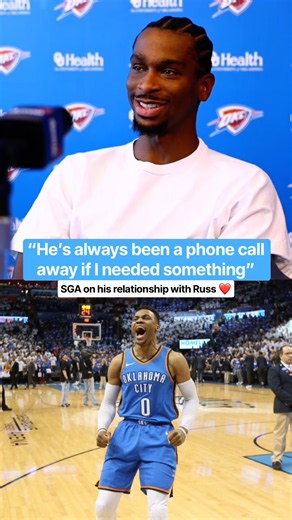 Shai has the utmost respect for Russell Westbrook 🙌