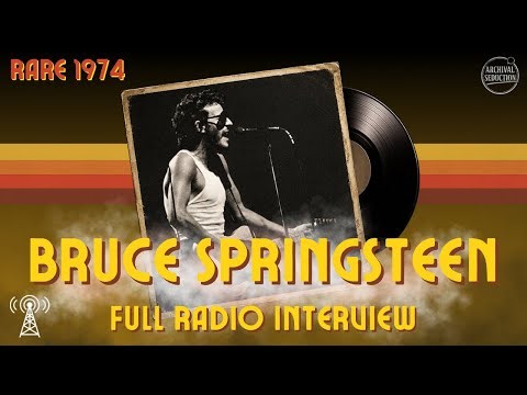 Bruce Springsteen: Raw 1974 Radio Interview | Before Born to Run