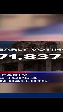 Texas early voting tops 4 million ballots