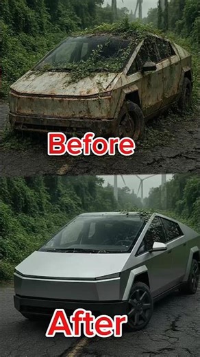 Old Tesla Car Restoration. #restoration #shorts #viralvideo