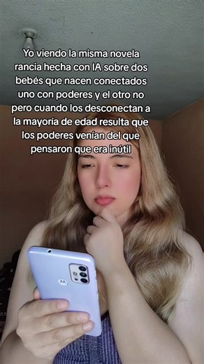 Ver la misma novela rancia hecha con IA sobre bebés conectados