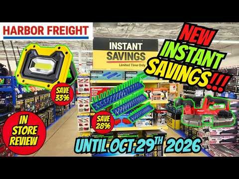 Harbor Freight Just Released NEW Instant Savings Tool Deals You Can't Miss!