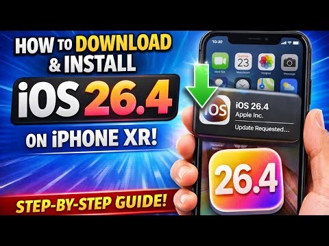 iPhone XR on iOS 26.4 New Update | How to download iOS 26 update in iOS 26