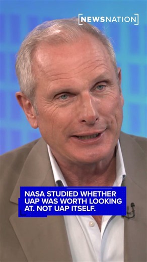 NASA studied whether UAP was worth looking at, not UAP itself