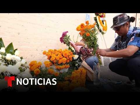 Rinden tributo a la activista Dolores Huerta al pie de su mural en Los Ángeles | Noticias Telemundo