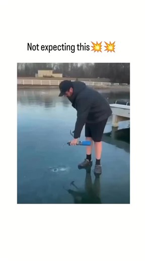 scroll_world2026📜 on Instagram: "This Instagram reel features an 18-second video of a man using a blowtorch to enlarge a hole in frozen lake ice, triggering a sudden methane gas eruption that shoots steam and shards skyward, garnering 2.4 million views and 4,200 likes within days. This demonstrates a natural phenomenon where trapped methane bubbles beneath ice expand and burst upon release, as documented in glaciology research on Arctic lakes, where such events signal thawing permafrost and pot