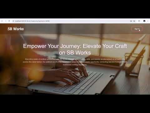 SB Works Freelancing Application MERN Full Stack Developer MERN Stack