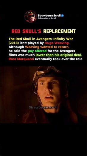 Why Hugo Weaving Didn't Return as Red Skull 😳🔥 #Shorts
