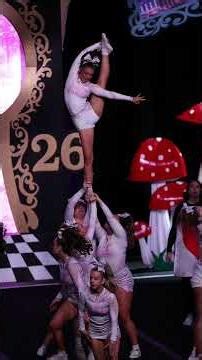 Insane Cheerleading Stunts in Slow Motion | Quebec Worlds Team