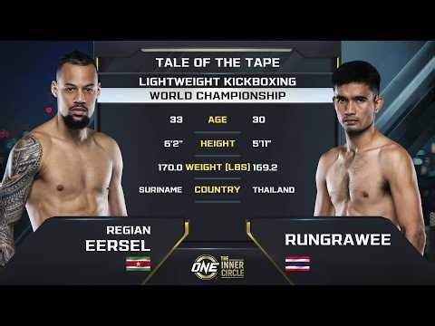 Regian Eersel vs. Rungrawee | Kickboxing Full Fight