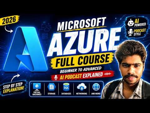 Podcast 1 || Azure for Beginners 2026 🔥|| Azure Skills That Can Get You a Job 🔥
