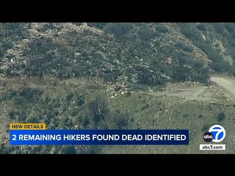 2 remaining hikers found dead on Mount Baldy identified as Los Angeles residents