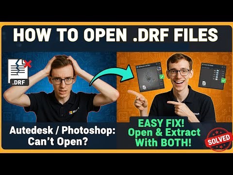How to Open DRF Files (Autodesk 3ds Max or Adobe Photoshop)