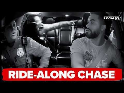 Uber driver helps police chase suspect after officers jump into his car