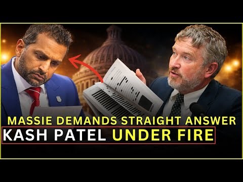 Epstein Files Hearing: Massie Forces Kash Patel LIVE to Address the FBI Record