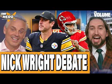 Colin Cowherd & Nick Wright DEBATE: NFL Draft, Chiefs, Rams, Aaron Rodgers | THE HERD