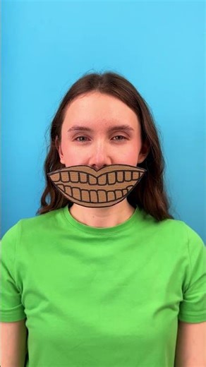 📦 Build MOM’S FACE from Cardboard! 👩 #shorts #kidslearning