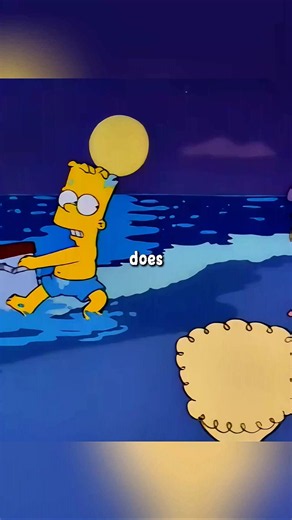 Bart found some food #simpsons