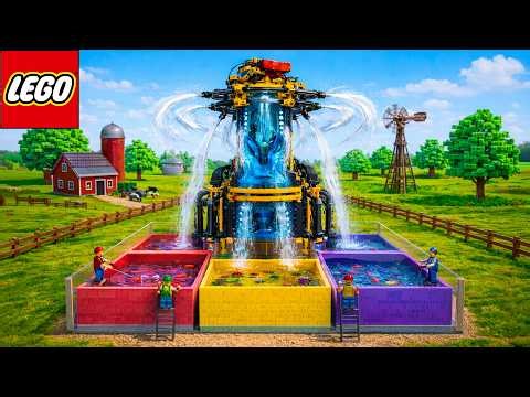 I Built a LEGO TECHNIC Water Pump For My Fish🐟🎣 | LEGO Master Build