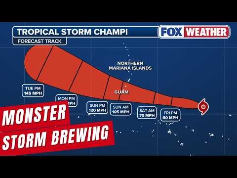 Monster Storms Brewing In The Pacific As Champi Eyes Rare Guam Landfall While Trudy Targets Mexico