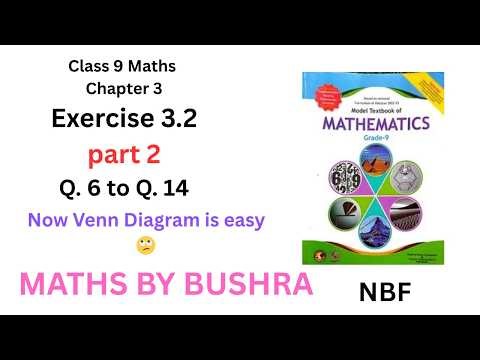class 9 maths chapter 3 exercise 3.2 part 2 ( Q.6 to Q.14) | ex 3.2 class 9 | maths by bushra