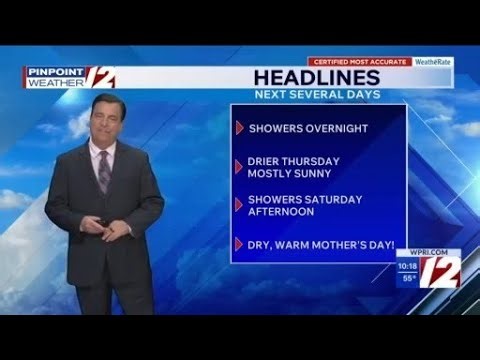 WPRI 12 Weather Now 5/6/26 Improving Skies Thursday