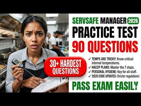 2026 ServSafe Manager Practice Test | 90 Essential Questions To Pass Your Exam Fast