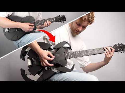 Ukulele that transforms into a guitar mid-performance