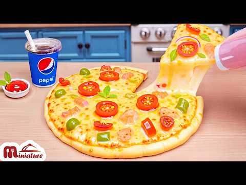 🍕 So Yummy Mini Pizza Hut Cheese Pizza Recipe | ASMR Cooking Mini Food