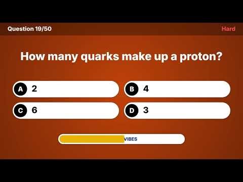 Ultimate Science Trivia Challenge! 🚀 50 Questions to Test Your Brain 🧬