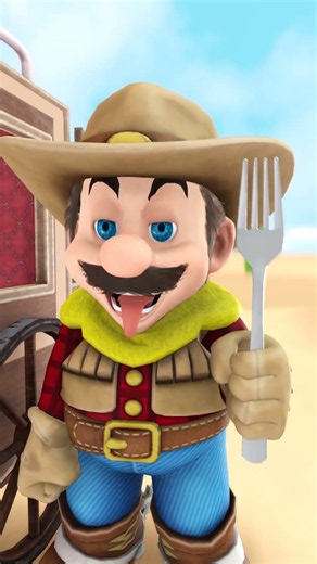 Mario made the sausage blocks smaller 😂😂😂 Animation Meme #funny #mario