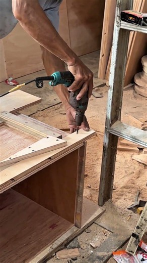 speaker plate hole installation pattern creation process #tutorial #wood #woodworking #speakerbox