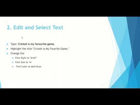 MS Word for Beginners | Create, Save and Format a Document | Easy Step by Step Tutorial