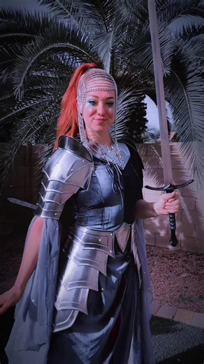 I’ll be your 🗡️ and 🛡️ (I love this outfit too much 🤩 #ladyknight #fantasy #foryoupage #fyp #cosplay