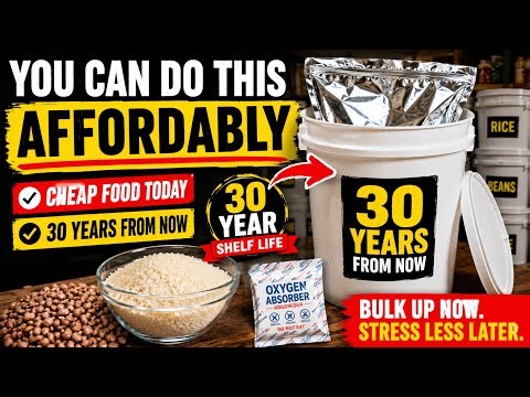 How Preppers Actually Build 30-Year Food Storage