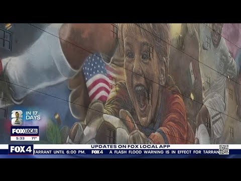 Dallas unveils 150-foot FIFA World Cup mural