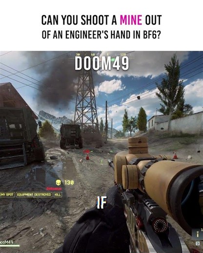 🧐Can You Shoot a Mine Out of an Engineer's Hand in Battlefield 6